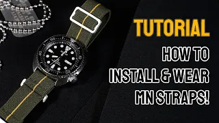 How to install and use a Marine Nationale/MN Strap