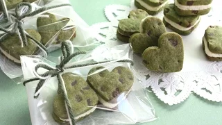 Matcha Cookies chocolate chips&White chocolate  Ganache 抹茶好きな人にはたまらない 抹茶クッキー