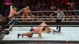 John Cena, Randy Orton, Cesaro vs Kevin Owens,Rusev , Sheamus Full Match  RAW August 2015