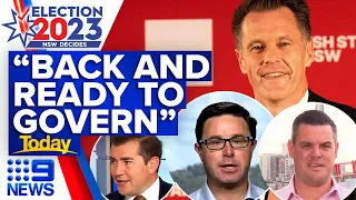 “It’s the people’s choice”: Chris Minns wins in NSW historic-election landslide | 9 News Australia