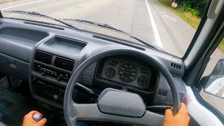 1992 Subaru Sambar Kei Truck - POV Drive