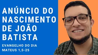 O ANÚNCIO DO ANJO GABRIEL A ZACARIAS SOBRE O NASCIMENTO DE JOÃO BATISTA (Lc 1,5-25) | JOÃO RUFINO