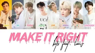 BTS ft Lauv - Make It Right + Colour Coded Lyrics; Han/Rom/Eng