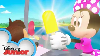 The Great Treat Heist | Minnie's Bow-Toons: Camp Minnie 🏕🎀 |@disneyjunior​