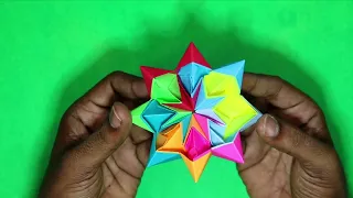 How to make infinite rainbow in small pieces of paper with your children