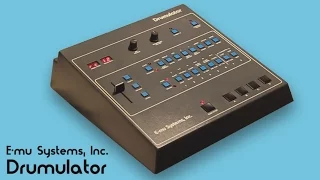 E-MU DRUMULATOR Vintage Drum Machine 1983 | HD DEMO | SAMPLE PACK