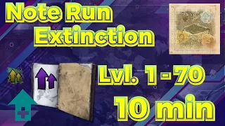 Extinction Note Run LEVEL 1 to LEVEL 70 in 10 MINUTES! | ARK: Survival Evolved