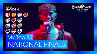 My Top 35 - National Selections | Eurovision 2024