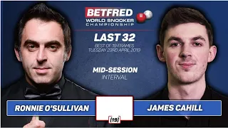 James Cahill makes HISTORIC Clearance to beat Ronnie O'Sullivan - World Championship 2019