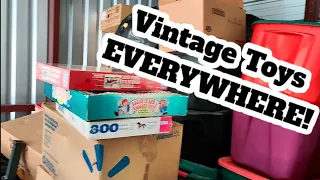 Vintage Toy Collection FOUND! Huge Score At The Abandoned Storage Unit Auctions