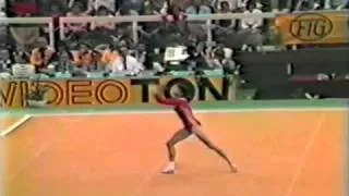 1st T URS Natalia Yurchenko FX - 1983 World Gymnastics Championships 9.900