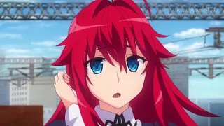 Rias besa a Issei   High School DxD Hero Capitulo 2 HD