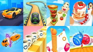 Race Masters 3D, Going Balls, Sandwich Runner,Pancake Run,... Satisfying Mobile Games 29052024