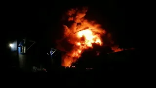 Пожар в промзоне Богородского района