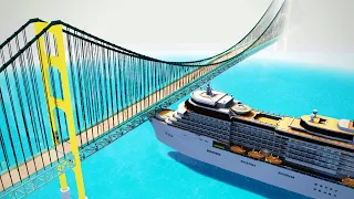 Cruise Ship Vs Physics Bridge - Teardown