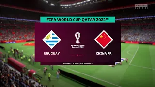 FIFA 23 | Uruguay vs China PR - FIFA World Cup Qatar 2022 | Gameplay