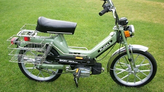 puch sport moped getting brought back to life after sitting 22 years