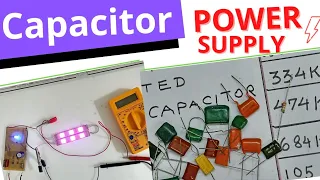 capacitor power supply & working principle