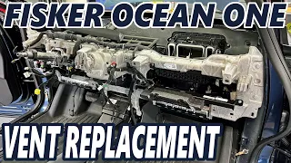 Fisker Ocean One - Vent Replacement & Software Update 2.00