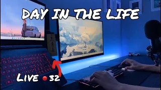 Day in a Life of a Highschool Streamer!