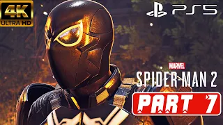 SPIDER-MAN 2 PS5 Walkthrough Gameplay Part 7 - AGENT VENOM (FULL GAME)