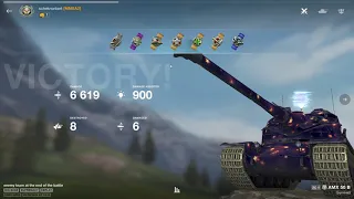 Big Boss AMX 50 B ,7000 damage , 8 kills win , best performance WoT Blitz 2024 05 08 16 21 40