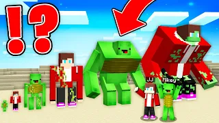 JJ And Mikey FIGURE 1 CHUNK vs 99999 CHUNKS in Minecraft Maizen