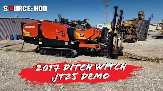 2017 Ditch Witch JT25 drill demo | SOURCE: HDD