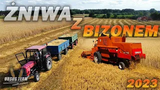 🇵🇱 Polskie Żniwa 2023 !!! 🌾 BizonZ056 ☆ Ursus C360 ☆ 2x Autosan 🌾 Engine Sound 🇵🇱