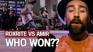 Bboy Roxrite vs Bboy Amir - WHO WON?!