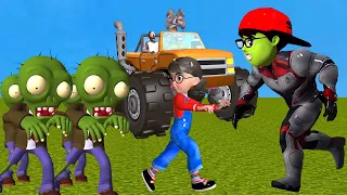 Scary Teacher 3D Nick Hulk Rescue Tani on Zombies Bridge with Granny and Siren Head Mods Hulk Prank