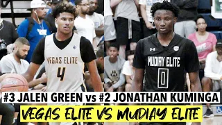 Vegas Elite vs Mudiay Elite | #3 2020 Jalen Green vs #2 2021 Jonathan Kuminga AAU In Vegas IS CRAZY