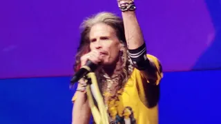 Aerosmith plays the classic Livin' On the Edge at Park MGM Theater in Las Vegas Apr 6 2019