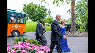 State Dinner: Arrival at the White House by President Ruto and Mama Rachel Ruto