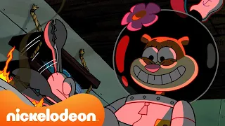 Spongebob | Eksperimen-Eksperimen Makanan Teraneh Sandy! | Nickelodeon Bahasa