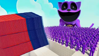 100x CATNAP + 1x GIANT vs 3x EVERY GOD - Totally Accurate Battle Simulator TABS