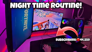 The Night Time Routine Of A Small YouTuber!