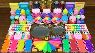 RAINBOW !!! Mixing random into STOREBOUGHT  slime !!!Satisfying Diana Slime #360