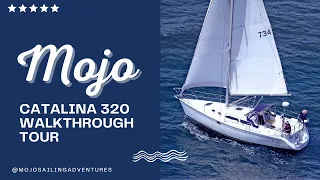 Walkthrough tour - Catalina 320 sailboat Mojo