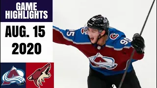 NHL Stanley Cup Playoffs R1 G3 - Colorado Avalanche @ Arizona Coyotes
