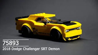 LEGO 75893 Speed Champions - 2018 Dodge Challenger SRT Demon (Stop motion)