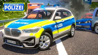 Schwerer Autounfall mit Gaffern! | AUTOBAHN POLIZEI SIMULATOR 3 #8