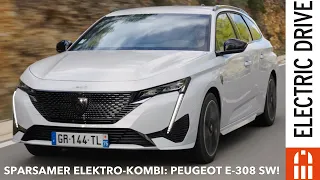 Sparsamer Elektro Kombi? Der Peugeot E-308 SW im Fahrbericht Electric Drive Review!