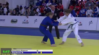 40 kg Амхадова М Воробьева М 11 02 2016 Т1 ПЕРВЕНСТВО РОССИИ до 18, НОВОСИБИРСК 2016