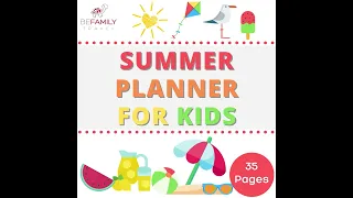 Summer Planner For Kids