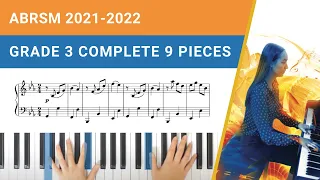 ABRSM 2021-2022 Complete Grade 3 Piano Exam Pieces