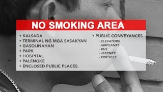 SMOKING BAN: Paninigarilyo sa mga pampublikong lugar, ipagbabawal na