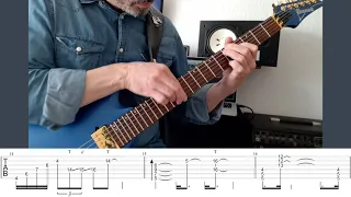 Allan HOLDSWORTH - Tokyo Dream (Cover) with tabs and backing Track - Daniel PEROINE