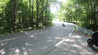 Motorrad fahren in der Rhön