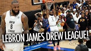 LeBron James electrifies crowd in 1st Drew League appearance since 2011